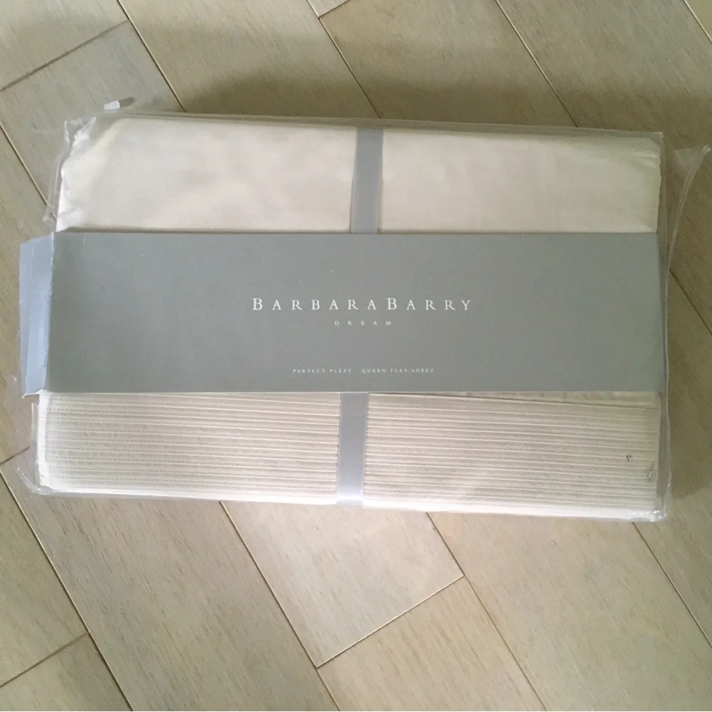 Barbara Barry Cream Queen Flat Sheet